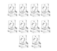 Vdaxvme Lot de 10 clips de fixation pour couvercles d'aquarium, épaisseurs multiples, support de couvercle