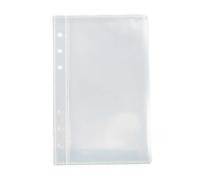 Vdaxvme Lot de 10 pochettes transparentes pour classeurs à 6 anneaux, protège-pages, recharges d'albums photo, pochettes pour cartes