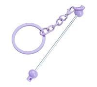 [Vdaxvme] Lot de 10 porte-clés en métal avec perles pour décoration de sac à dos