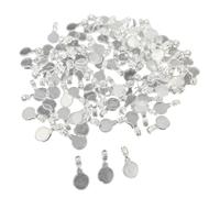 Vdaxvme Lot de 1000 crochets transparents pour colliers, bracelets, accessoires de bijoux