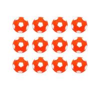 Vdaxvme Lot de 12 balles de football de 28 mm de rechange - Jeu officiel de table - Petits ballons de football