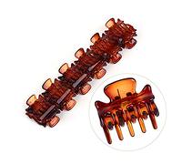 Vdaxvme Lot de 12 pinces à cheveux géométriques en forme de crabe - 3 cm - En plastique coloré A