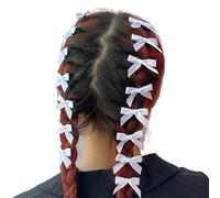 Vdaxvme Lot de 15 barrettes à cheveux antidérapantes avec nœud pour femmes et filles avec ruban mignon