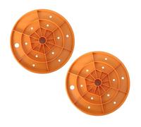 Vdaxvme Lot de 2 disques de drainage réutilisables en plastique avec trous anti-sabot pour optimiser le tableau de contrôle de l'humidité du sol du sol