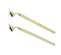 Vdaxvme Lot de 2 stylos applicateurs de peinture liquide pour réparation de rayures automobiles - Stylo applicateur de peinture à ligne fine