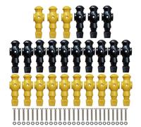 Vdaxvme Lot de 26 ballons de football de rechange pour homme - Hauteur 107 mm - Trou latéral - 16 mm