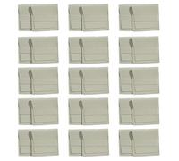 Vdaxvme Lot de 30 pochettes à bijoux faites à la main en cuir synthétique - Idéales pour ranger des bijoux, colliers et offrir