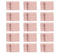 Vdaxvme Lot de 30 pochettes à bijoux faites à la main en cuir synthétique - Idéales pour ranger des bijoux, colliers et offrir