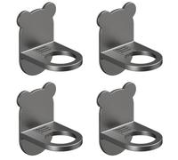 Vdaxvme Lot de 4 supports de gel douche pour l'organisation pratique de la douche, du shampooing, des bouteilles, des organiseurs de rangement de salle de bain