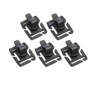 Vdaxvme Lot de 5 colliers de serrage à engrenage fixe pour tuyau d'eau, sac à dos, boucle de sac à dos, randonnée, hydratation, vessie