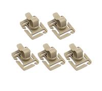 Vdaxvme Lot de 5 colliers de serrage à engrenage fixe pour tuyau d'eau, sac à dos, boucle de sac à dos, randonnée, hydratation, vessie