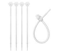Vdaxvme Lot de 5 serre-câbles polyvalents et robustes en silicone - Portable et réutilisable - Couleur élégante - Pour organiser les câbles des articles ménagers, taille unique, comme décrit