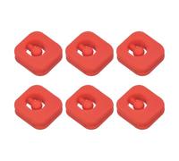 Vdaxvme Lot de 6 amortisseurs de vibrations en silicone souple pour raquette de tennis et cordes