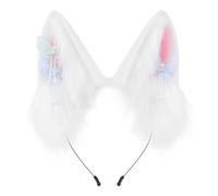 [Vdaxvme] Magnifique bandeau à cheveux avec oreilles d'animaux fait à la main, amovible et posable, accessoire de déguisement pour les amateurs d'anime