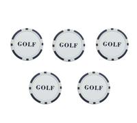 Vdaxvme Marqueur de golf professionnel Disque lisse Pointeur de parcours de golf pratique pour la gestion stratégique Golf Essentiel