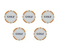 Vdaxvme Marqueur de golf professionnel Disque lisse Pointeur de parcours de golf pratique pour la gestion stratégique Golf Essentiel