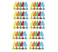 Vdaxvme Marqueur multicolore avec code couleur pour une identification rapide des groupes d'animaux pour l'élevage et divers animaux