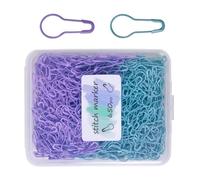 Vdaxvme Marqueurs De Couture en Forme Poire Épingles Sûreté À Tricoter Métal Accessoires Crochet pour L'artisanat Couture Sécurité Forme Poire Métal