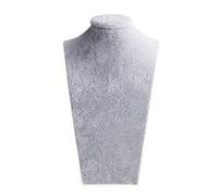Vdaxvme Modèle pour femme, modèle de cou, velours, présentoir à bijoux, support, collier, support de poitrine, rack pour la maison, organisation de bijoux, présentoir de colliers