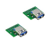 Vdaxvme Module de conversion USB 3.0 vers DIP avec 2,54 mm d'espacement pour améliorer le transfert de données et l'intégration de projets. Les composants électroniques accélèrent le module de