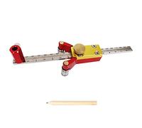 Vdaxvme Outil de dessin 3 en 1 pour bois 0-200 mm avec échelle La-ser métrique/pouces Outil de dessin en alliage d'aluminium