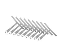 Vdaxvme Outils Luthier 9 pièces, jauge de sous-Corde, Ruban à mesurer