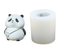 Vdaxvme Panda Moule en silicone anti-adhésif pour chocolat, fondant, texture en silicone pour bonbons