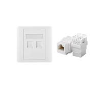 Vdaxvme Panneau de prise de remplacement de murale de réseau de frontale de réseau Standard de devoir pour le panneau de maison d ' accessoires d ' approvisionnement de pièce