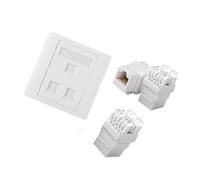 Vdaxvme Panneau de prise de remplacement de murale de réseau de frontale de réseau Standard de devoir pour le panneau de maison d ' accessoires d ' approvisionnement de pièce