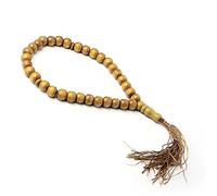 Vdaxvme Perles de prière musulmanes de 8 mm - Compteur Tasbeeh - 33 doigts - Chapelet - Bijoux religieux en bois pour l'artisanat, taille unique, comme décrit