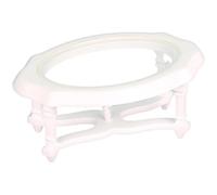 Vdaxvme Petite table basse traditionnelle pour salles de modélisme, design adaptable qui complète tous les styles de table basse miniature pour les chambres de poupées