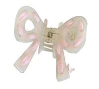 Vdaxvme Pince à cheveux avec nœud en acide acétique - Barrettes banane antidérapantes - Pince à cheveux pour femme