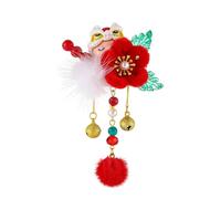 Vdaxvme Pince à cheveux festive en forme de fleur pour filles - Jolies barrettes à cheveux - Accessoires pour femmes et filles