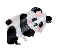 Vdaxvme Pince à cheveux panda pour femme et fille - Adorable épingle à cheveux en forme d'animal - Barrettes pour filles - Décoration de cheveux