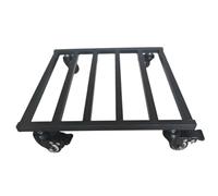 Vdaxvme Plateforme à roulettes rotative de qualité industrielle - Inoxydable et sans outil - Pour le transport intérieur et extérieur - Base de palette en acier au carbone