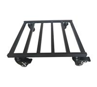 Vdaxvme Plateforme à roulettes rotative de qualité industrielle - Inoxydable et sans outil - Pour le transport intérieur et extérieur - Base de palette en acier au carbone