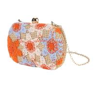 Vdaxvme Pochettes en paille pour femme, pochette de soirée, sac à main, sac à bandoulière en paille, sac à bandoulière d'été, sac de plage, cadeau pour femme, 02style, One Size