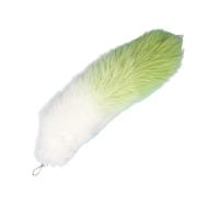 Vdaxvme Porte-clés élégant en forme de queue de renard, pendentif de sac doux, accessoire de mode portable pour un usage quotidien et des occasions spéciales, porte-clés tendance, vert, taille unique
