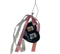 Vdaxvme Porte-clés en forme de cœur avec pendentif en forme de cœur pour toutes les occasions, 1, Zircone cubique