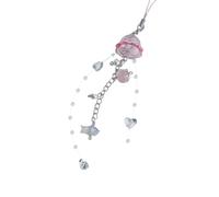 Vdaxvme Porte-clés tendance avec perles et cristaux en forme d'étoile pour téléphone, accessoire pour personnes à la mode, tenues élégantes Versat