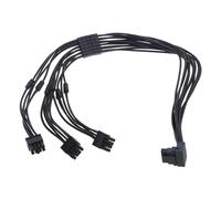 Vdaxvme Pour carte graphique RTX40 Series 3 x 8 broches mâles vers 12 VHPWR PCIE5.0 16 broches ATX3.0 600 W cordon d'alimentation 50 cm 60 cm 70 cm