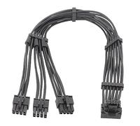 Vdaxvme Pour carte graphique RTX40 Series 3 x 8 broches mâles vers 12 VHPWR PCIE5.0 16 broches ATX3.0 600 W cordon d'alimentation 50 cm 60 cm 70 cm
