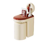 Vdaxvme Pratique et élégant sur le thème adhésif de salle de bain Solution de rangement accessoire pour tous les membres de la famille Support de rangement adhésif salle de bain