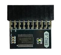 Vdaxvme Puce de processeur cryptée ABS TPM 2.0 pour mise à niveau du matériel informatique et module de rechange anti-piratage avec démarrage sûr pour cartes mères et appareils