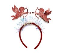 Vdaxvme RedBopper Serre-tête pour la Saint-Valentin, accessoires de fête, bandeau d'amour pour femme, costume RedBopper