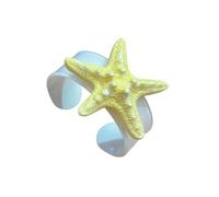 Vdaxvme Résine robuste Sea Star Bangle Designs pour les aventures Plage et les styles décontractés Amélioration Bracelet de mode pour les femmes, taille unique, comme décrit