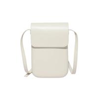 Vdaxvme Sac à bandoulière vertical pour téléphone portable - Pochettes pour téléphone portable - En cuir synthétique - Pour tous les jours - Pour le quotidien - Pour un usage quotidien, blanc, One