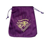 Vdaxvme Sac de rangement souple pour cartes de jeu de société avec cordon de serrage pour oracles runes - Cadeau de voyage - Pochettes à bijoux - Tarots souples - Portable - Organisateur de dés avec
