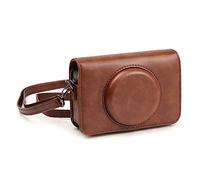 Vdaxvme Sac en cuir PU pour appareil photo C210R Shot 2 Retro Camera Protctive Poche pour étui Sac Accessoires de remplacement