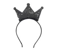 Vdaxvme Serre-tête à paillettes scintillantes avec motif coloré pour petite fille - Accessoire de fête d'anniversaire étincelant